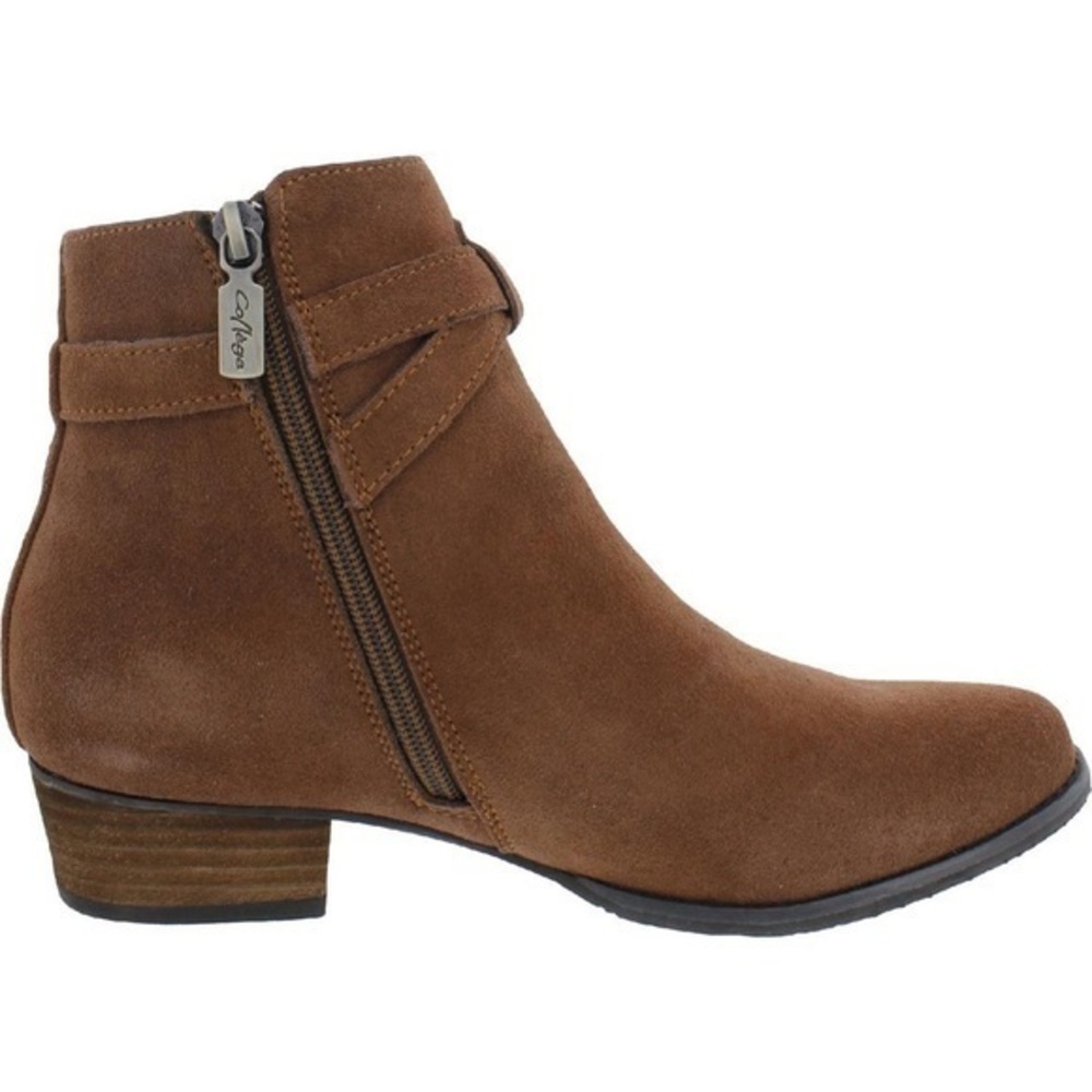 Aqua College Laura Zipper Round Toe Ankle Boots size 8W